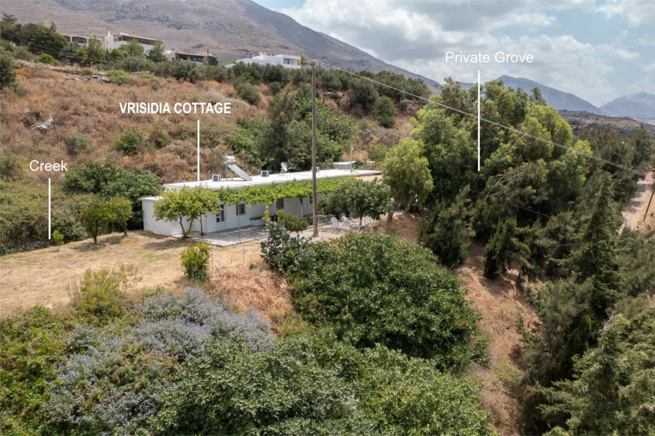Vrisidia Cottage - Nature, Seaview & Relax Plakias Luaran gambar